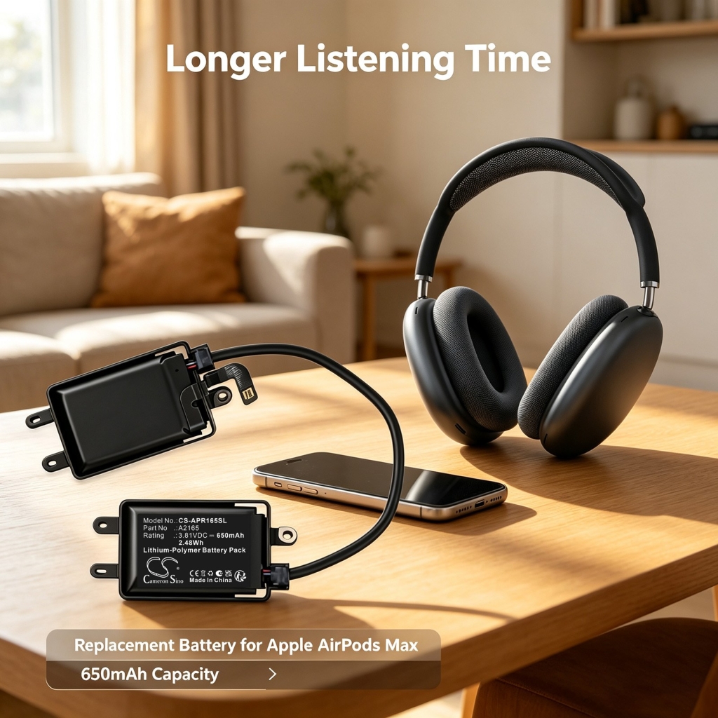 Battery compatible with Wireless Headset Battery
