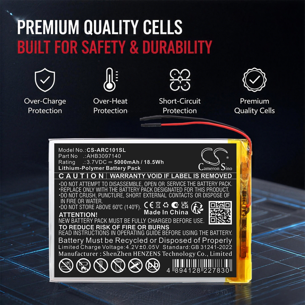 Battery compatible with Archos