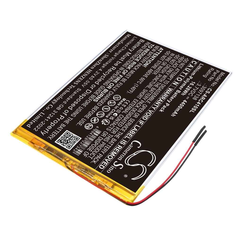 Battery compatible with Archos CS-ARC410SL