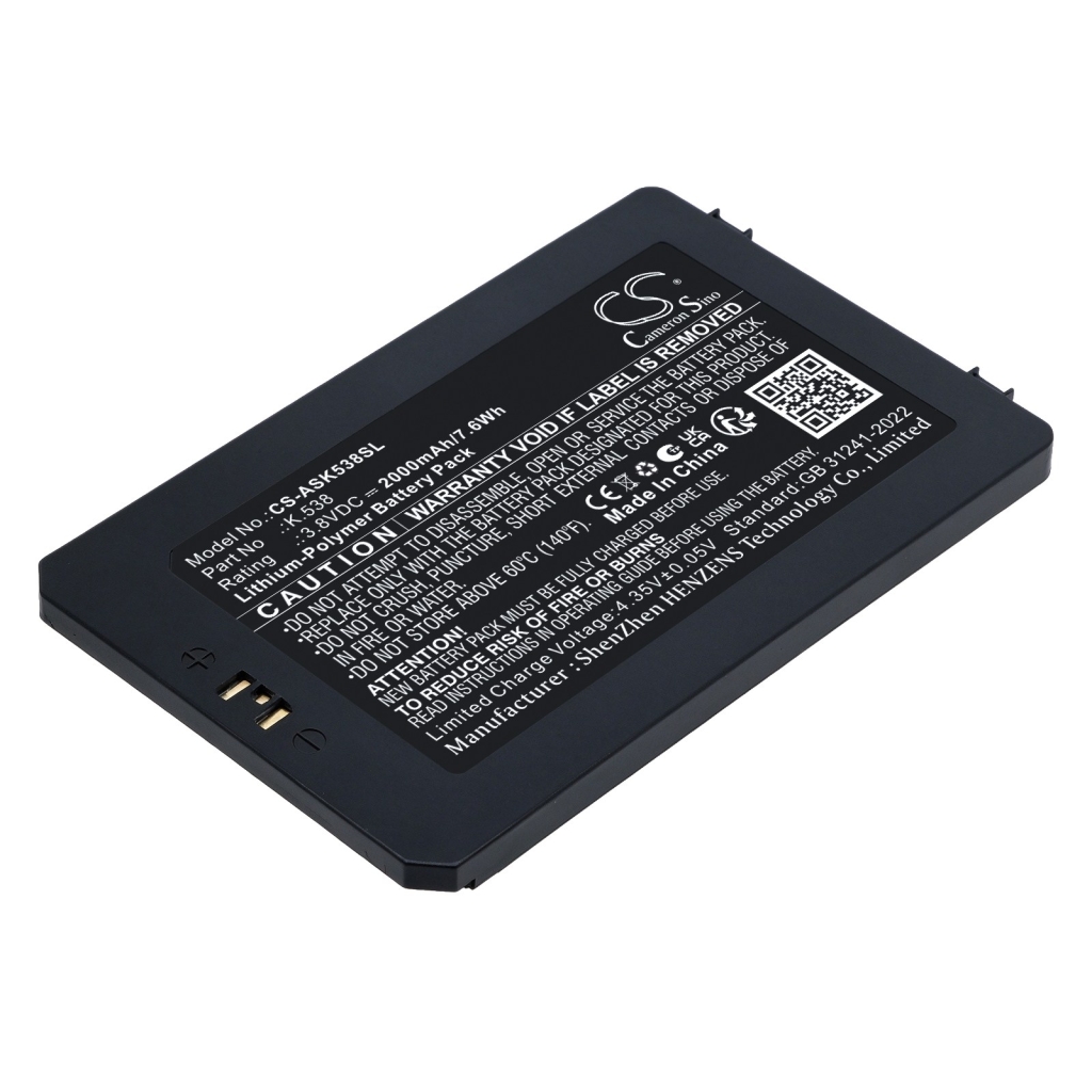 Batteries compatible with Assa Abloy EM4450 EM4450 CS-ASK538SL