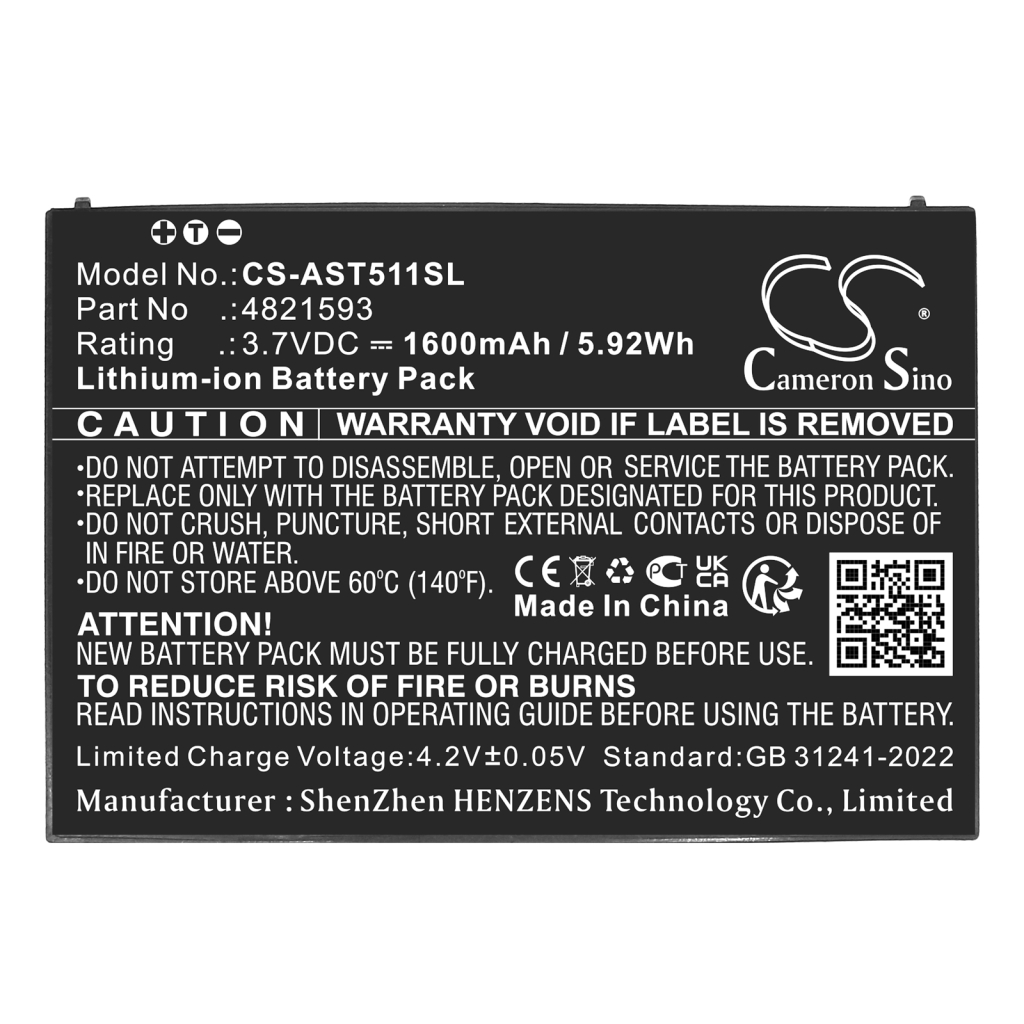Home Security Camera Battery Assa abloy CS-AST511SL