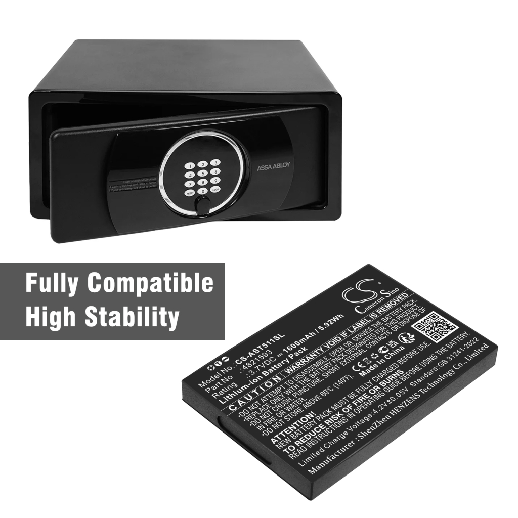 Home Security Camera Battery Assa abloy CS-AST511SL