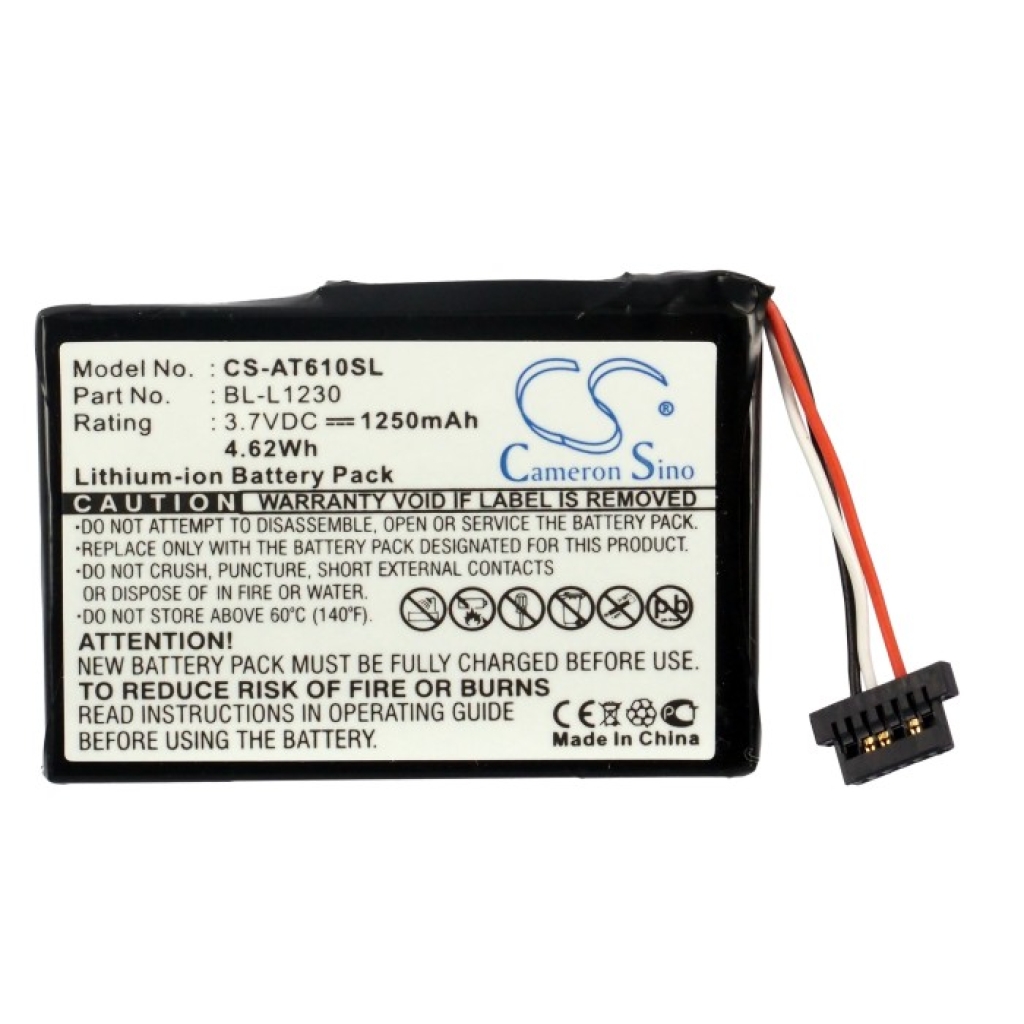 Batteries GPS, Navigator Battery CS-AT610SL
