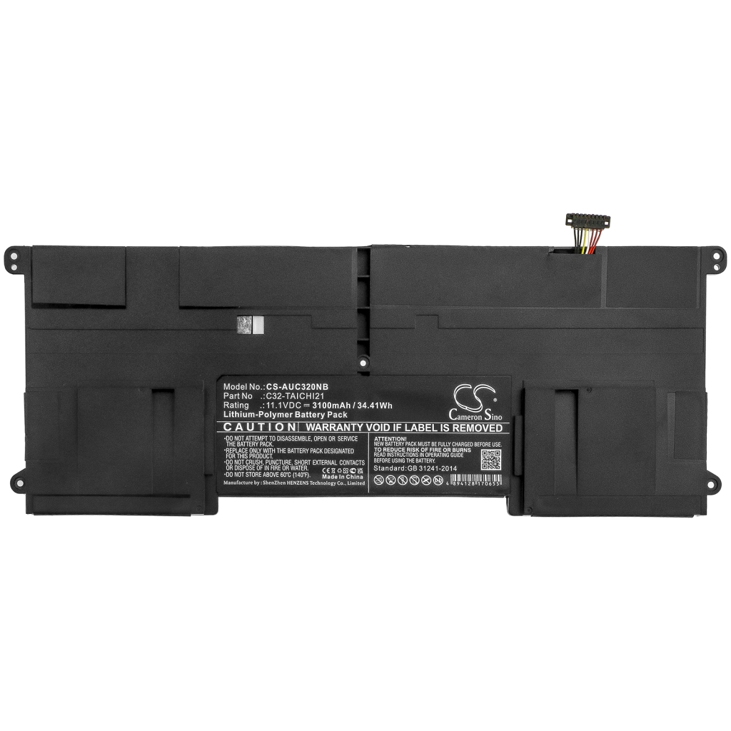 Compatible battery replacement for Asus C32-TAICHI21