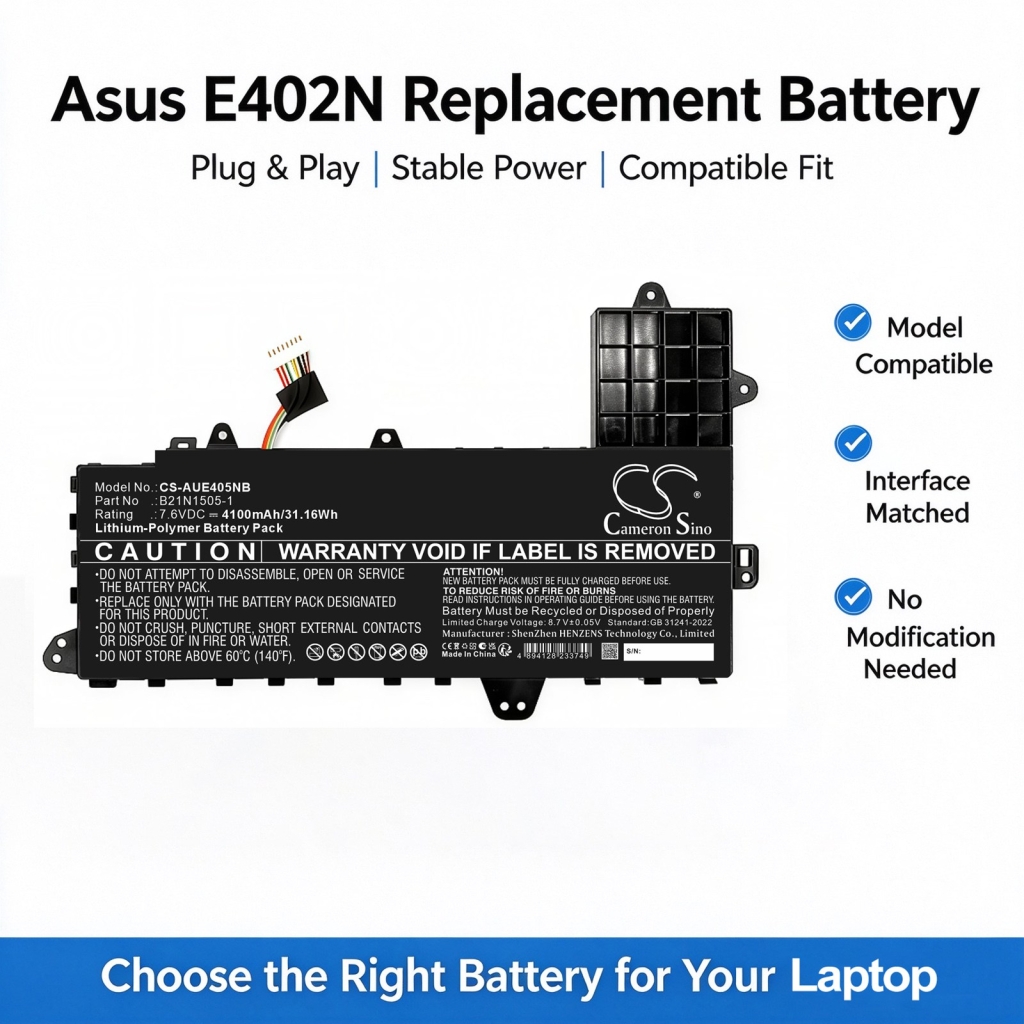 Battery compatible with Asus