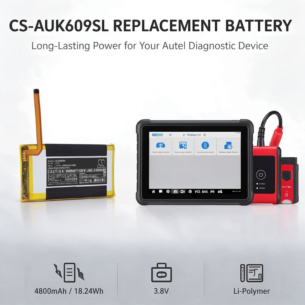 Battery compatible with Autel