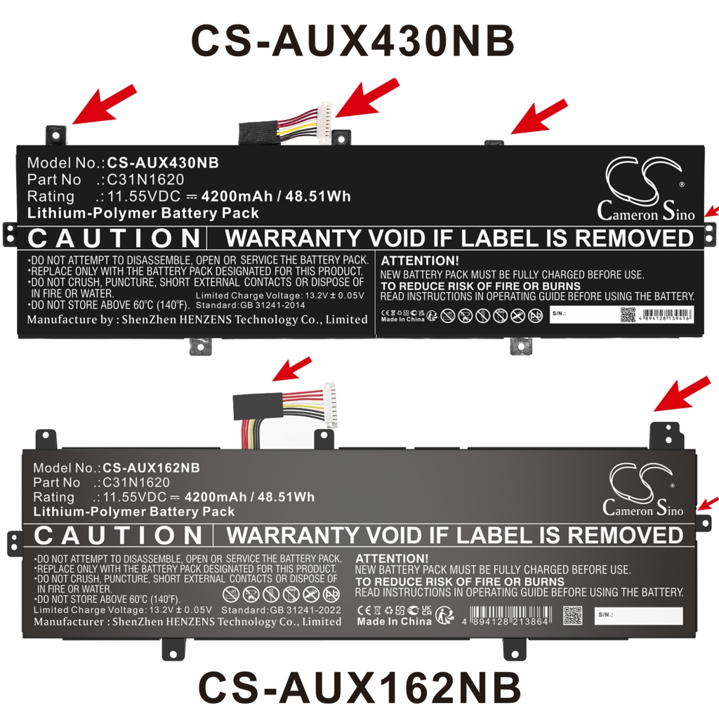 Battery Replaces C31PoCH