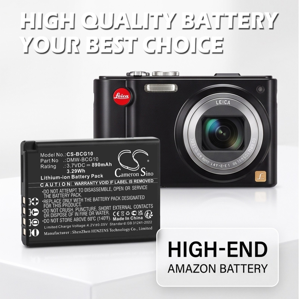 Battery Replaces Panasonic DMW-BCG10