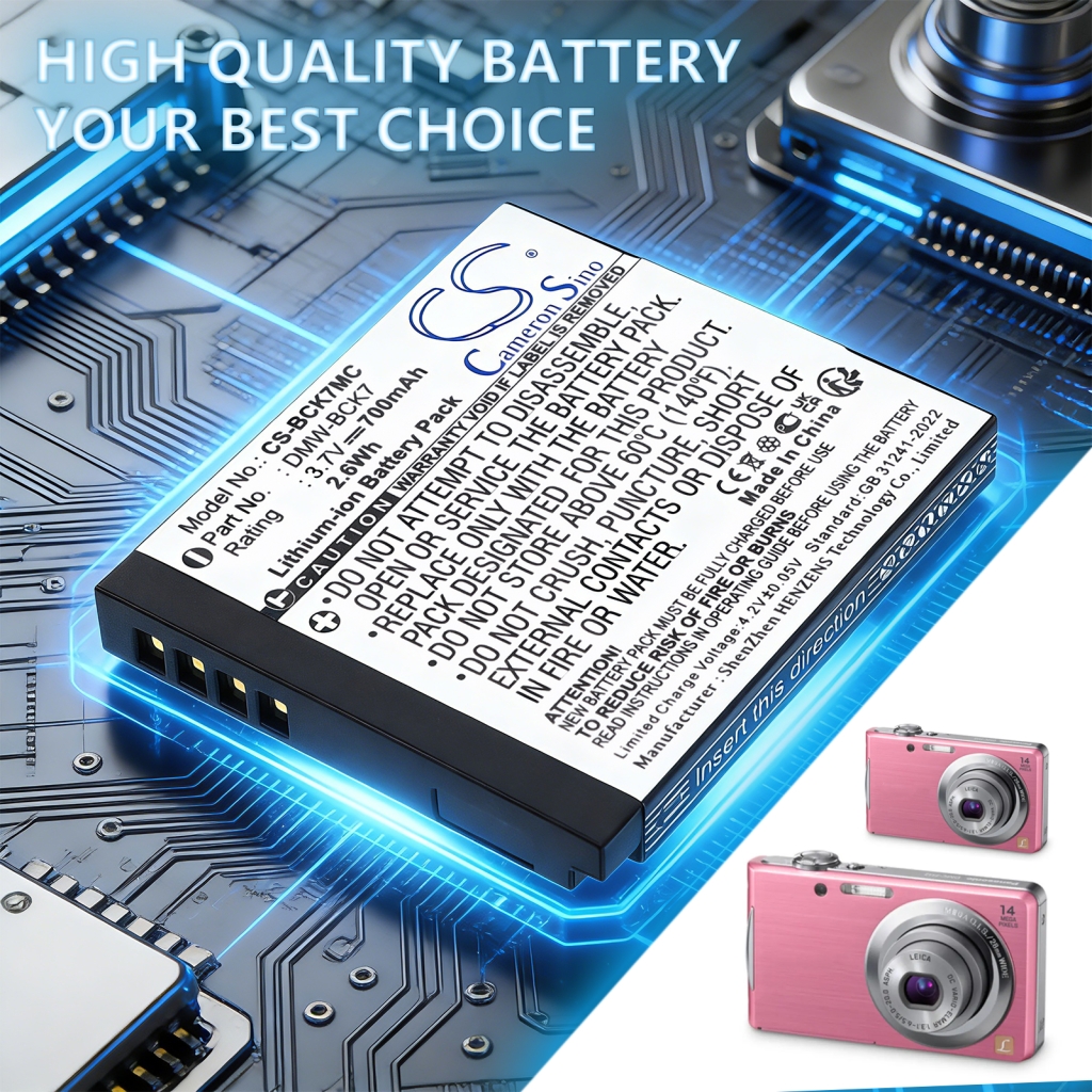 Battery compatible with Panasonic CS-BCK7MC