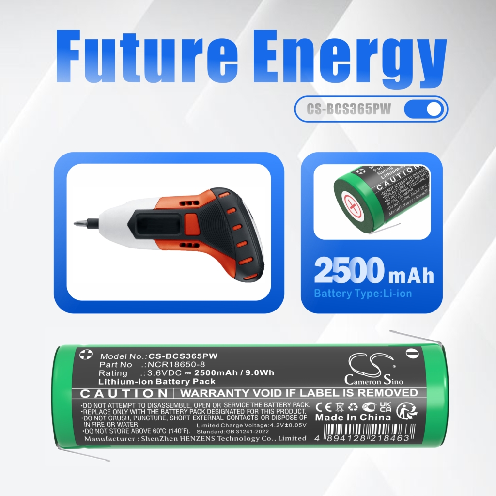 Battery industrial Black 