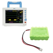 Compatible battery replacement for Bionet BM-BAT-2,GP230AAHC10YMXZ