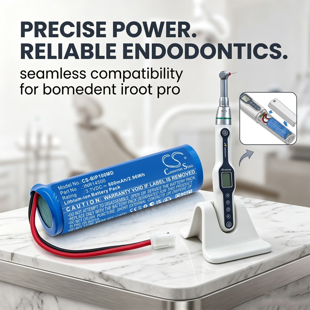 Batteries compatible with Bomedent iRoot PRO Bondent CS-BIP100MD