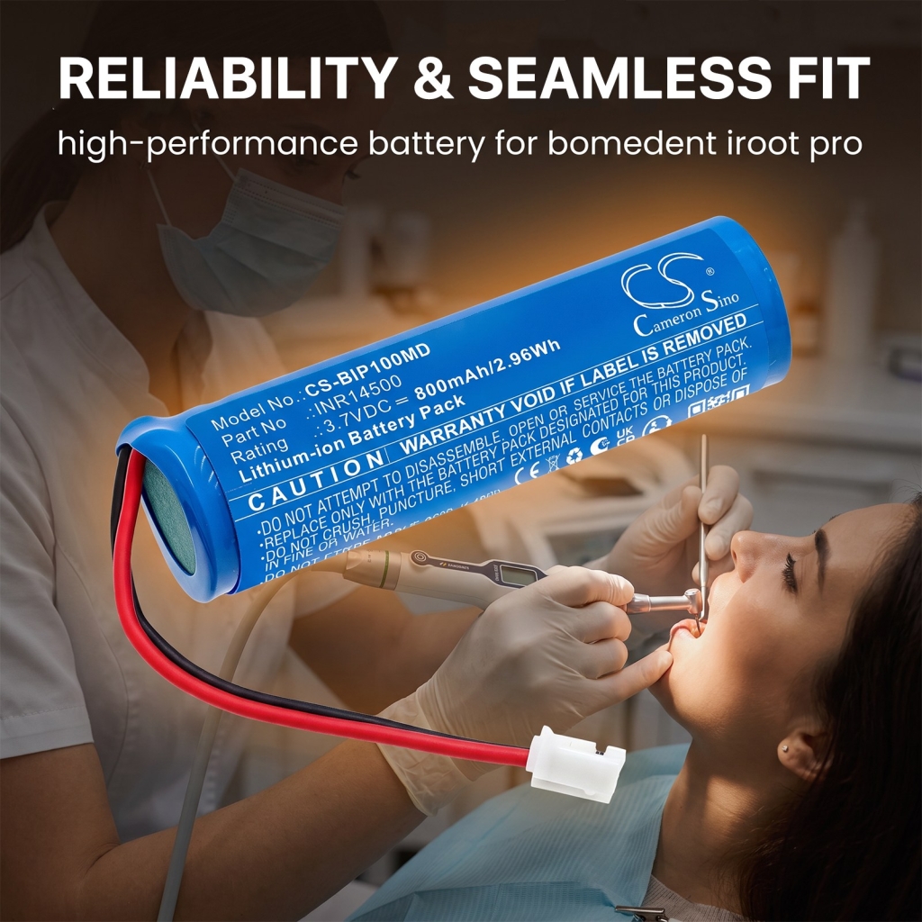 Batteries compatible with Bomedent iRoot PRO Bondent CS-BIP100MD