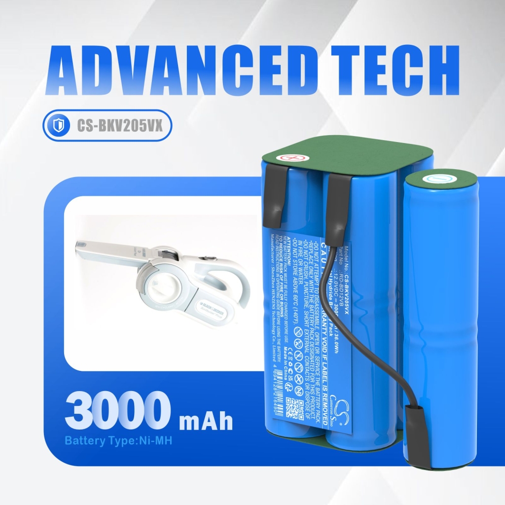 Vacuum Battery Black+decker CS-BKV205VX