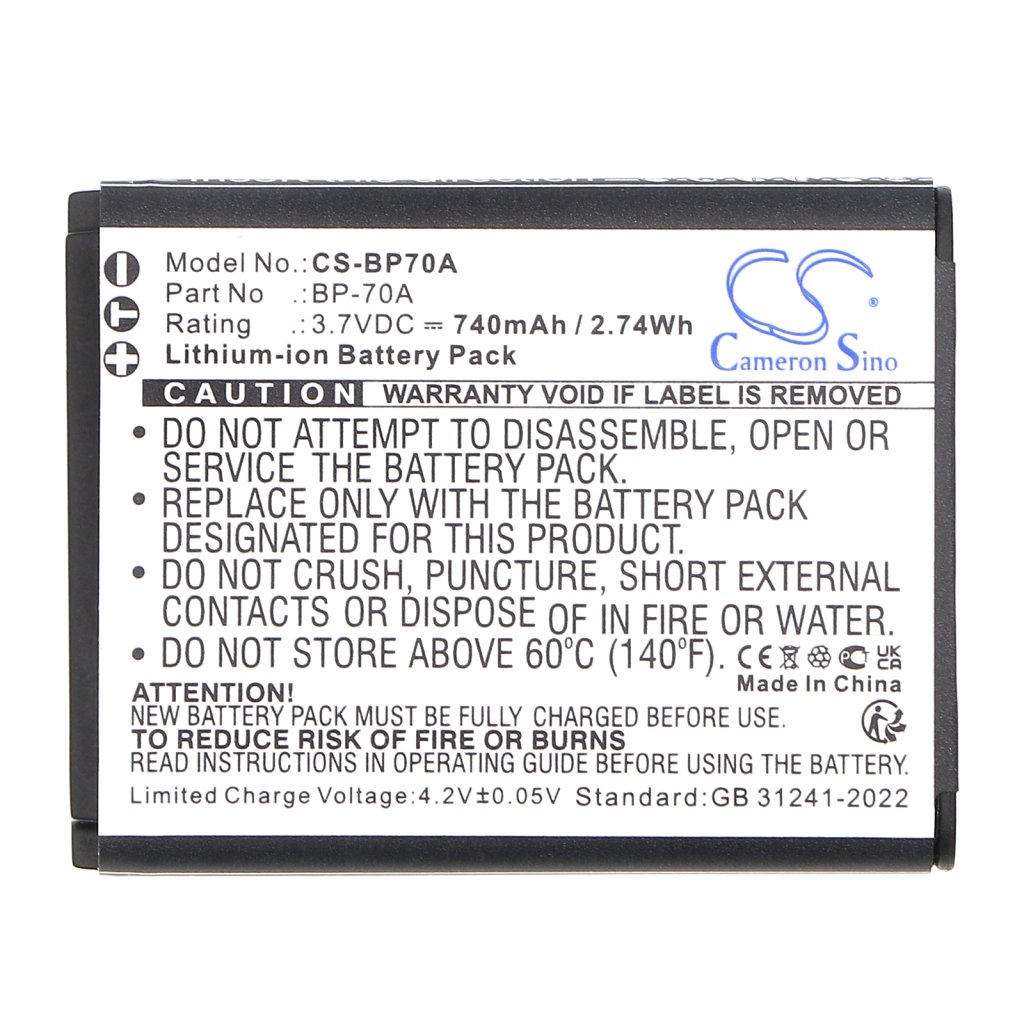 Camera Battery Samsung DV150F