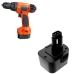 Battery compatible with Black & decker
