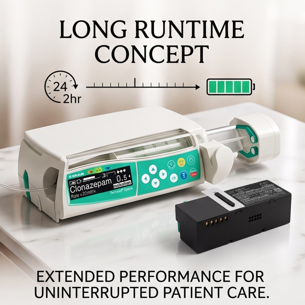 Battery compatible with B.braun