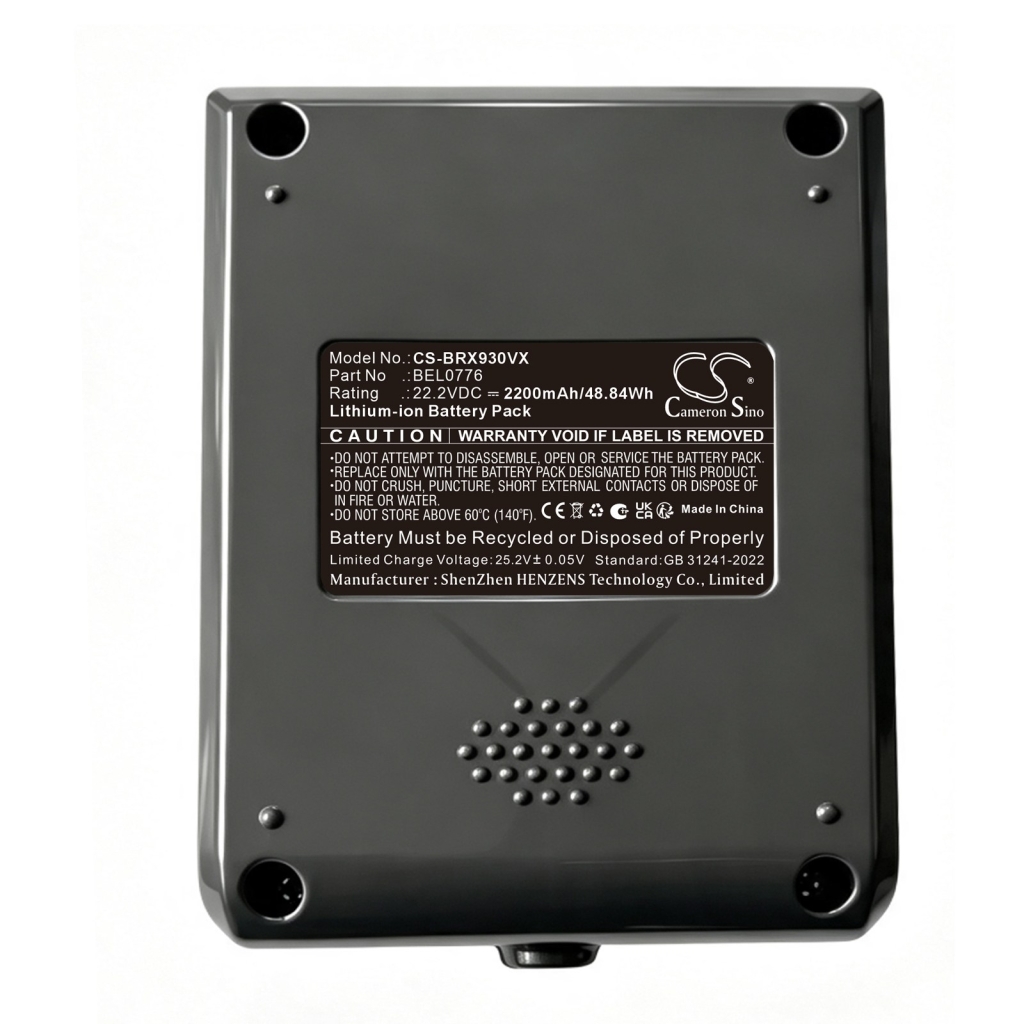 Battery compatible with Beldray Voweek CS-BRX930VX