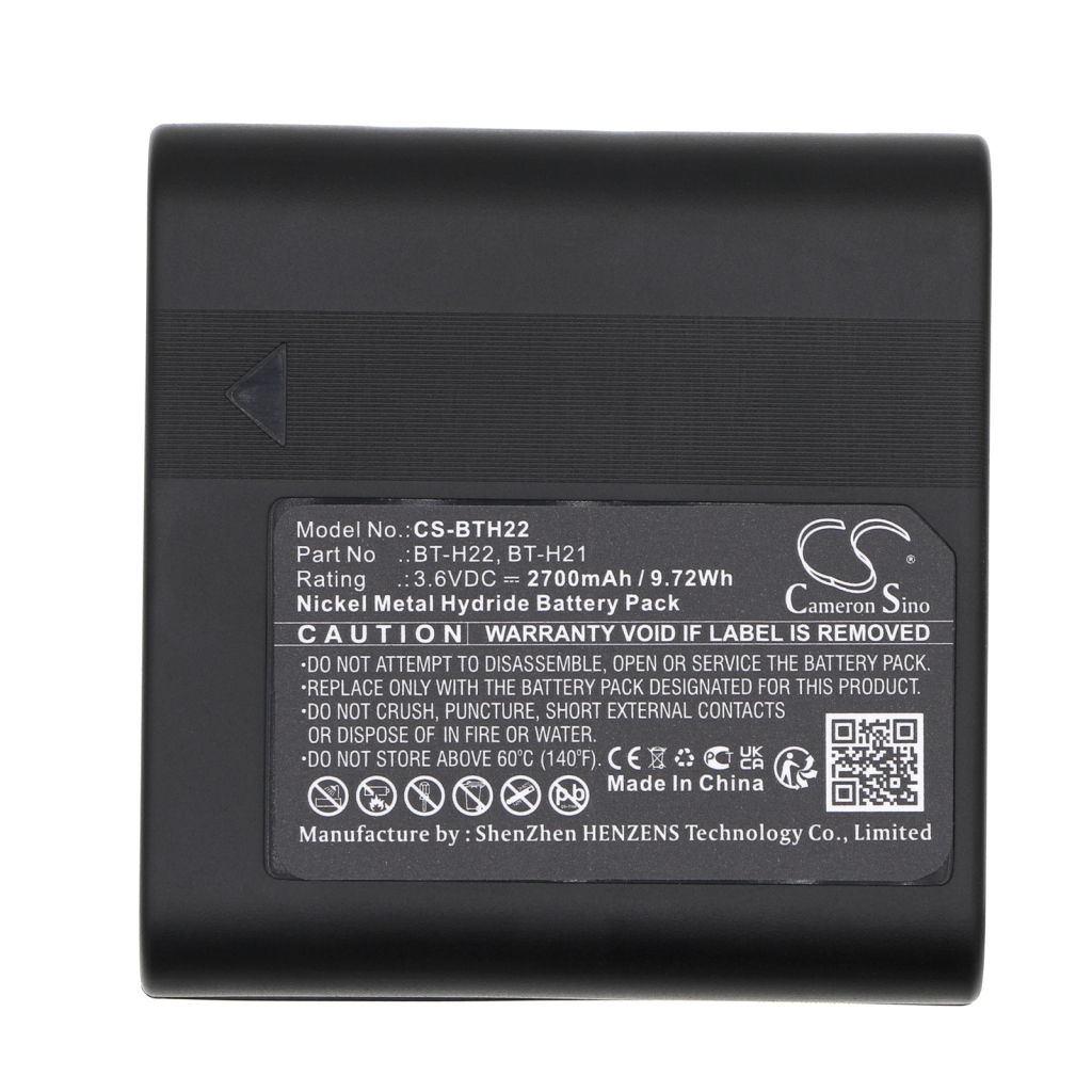 Compatible battery replacement for Sharp BT-H21,BT-H21U,BT-H22,BT-H22U