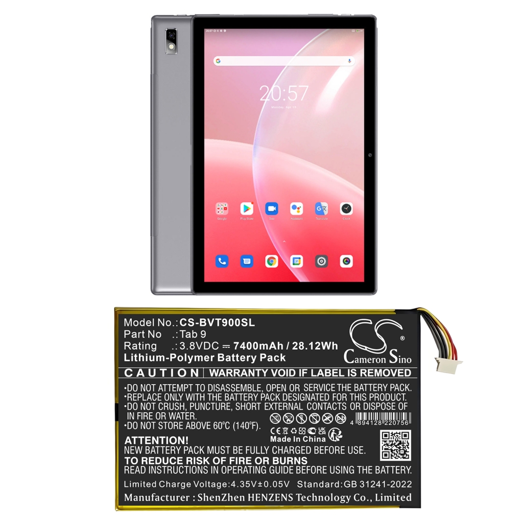Tablet Battery Blackview CS-BVT900SL