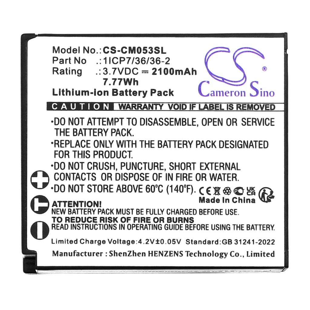 Custom Battery Packs CS-CM053SL
