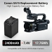 Batteries compatible with Canon LEGRIA FS20 FS200 FS21 CS-CNP828MC