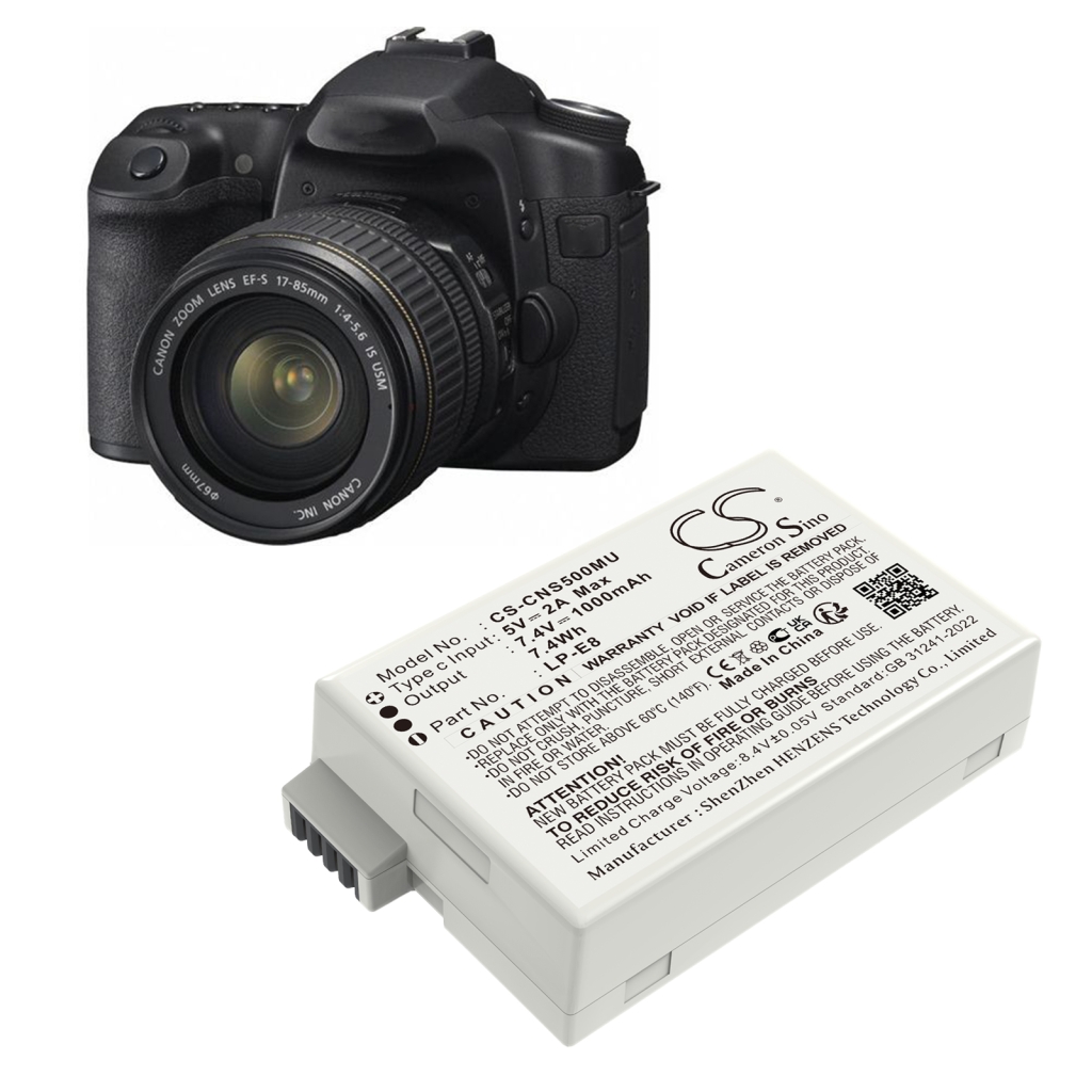 Camera Battery Canon CS-CNS500MU