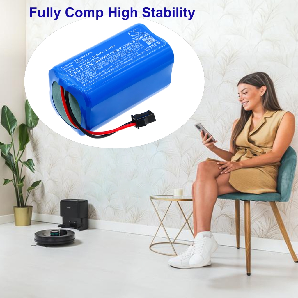 Compatible battery replacement for Cecotec 88520