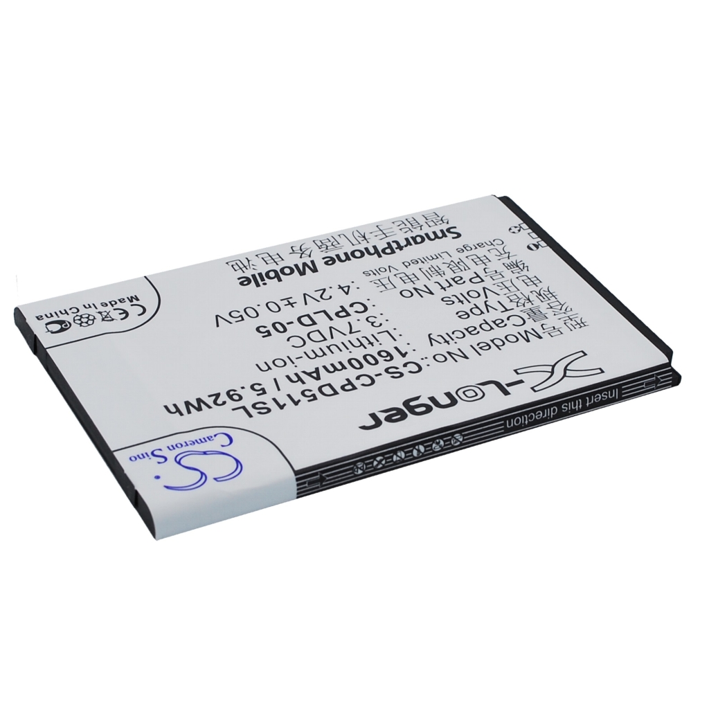 Battery compatible with Coolpad CS-CPD511SL