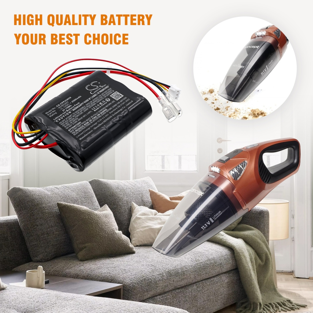 Vacuum Battery Concept CS-CPP436VX