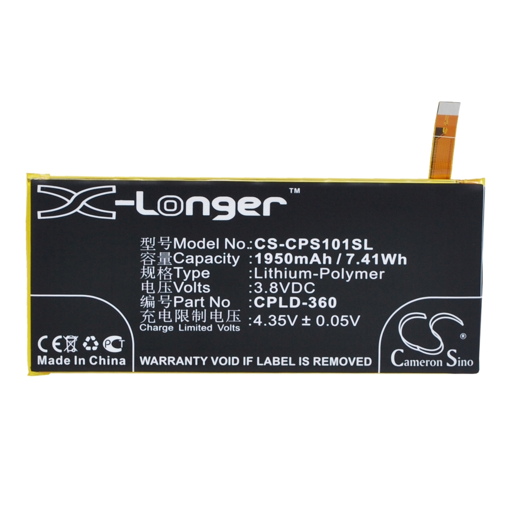 Battery compatible with Coolpad