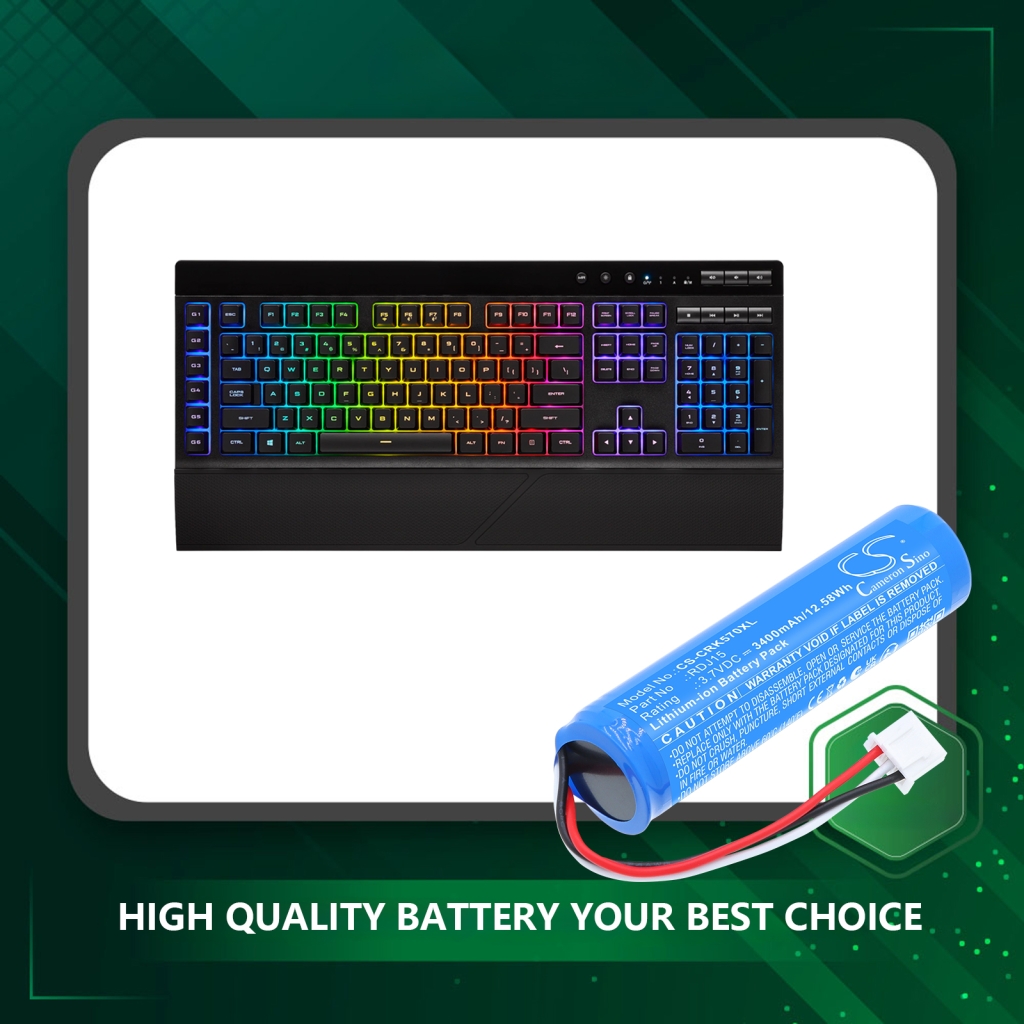 Battery compatible with Corsair CS-CRK570XL