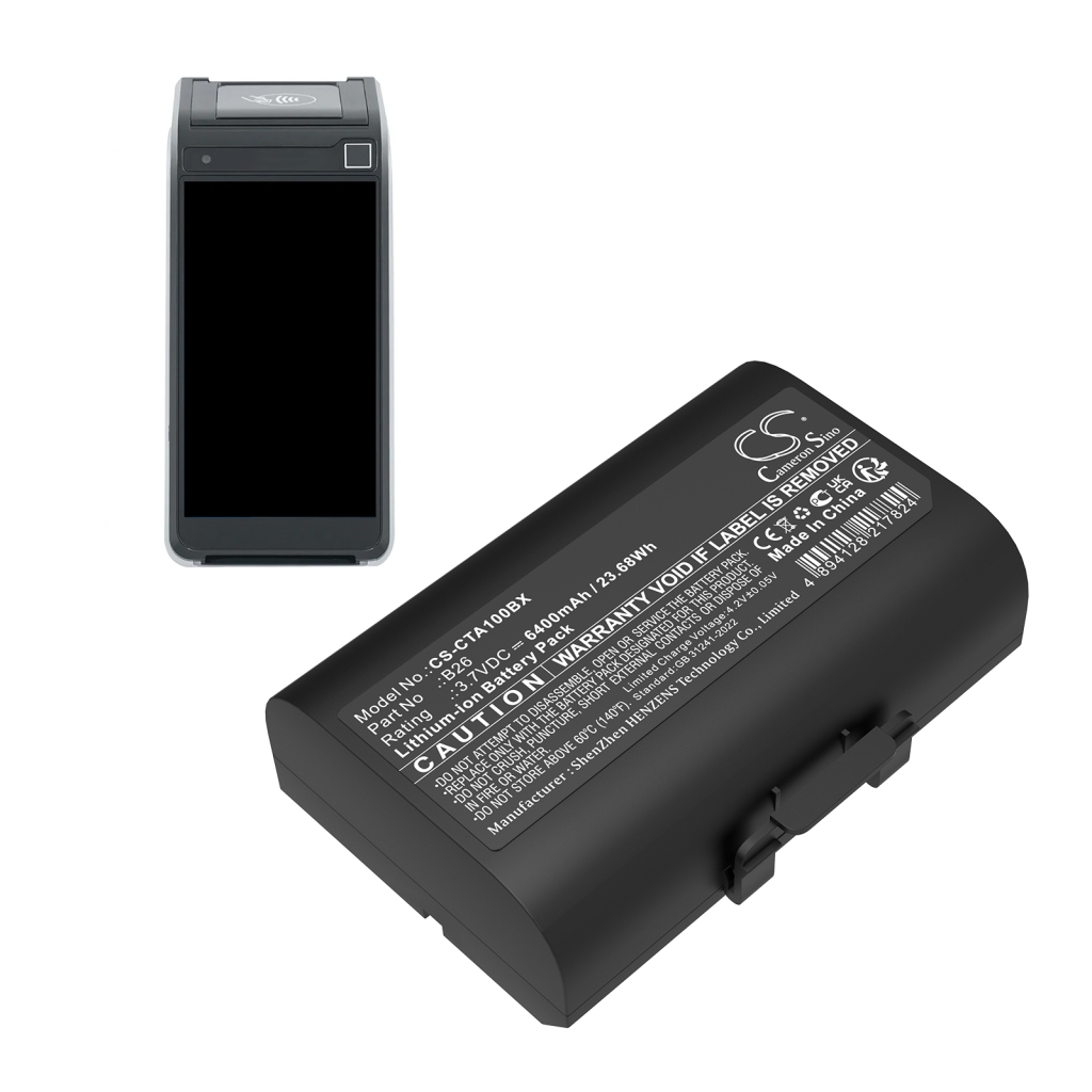 Batteries Payment Terminal Battery CS-CTA100BX
