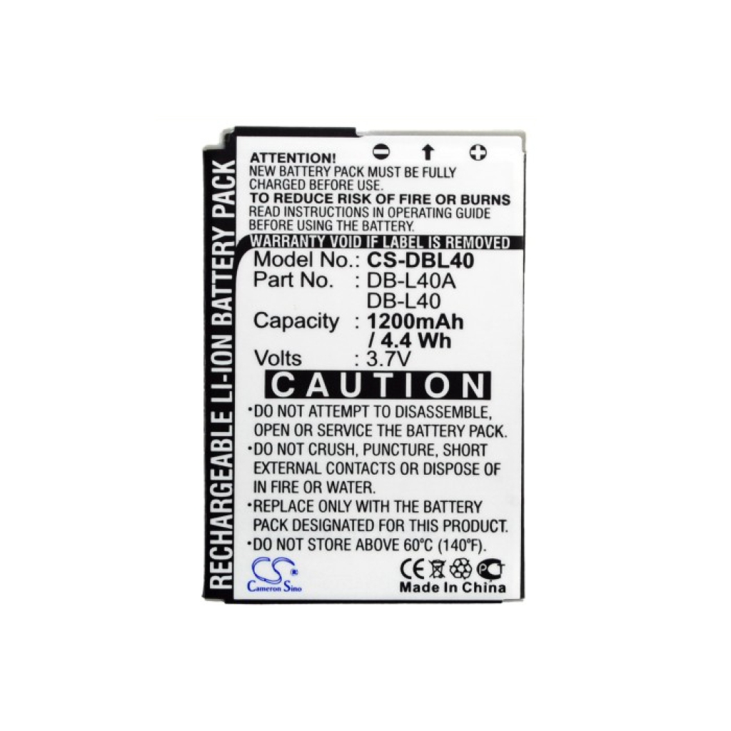 Battery Replaces DB-L40AU