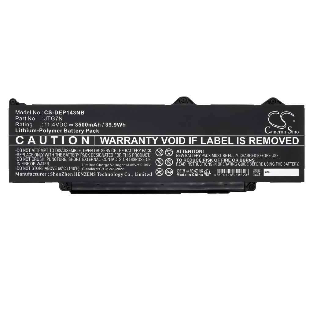 Battery Replaces 0JTG7N