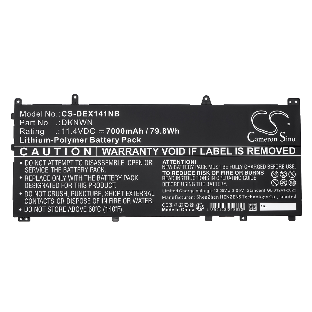 Battery Replaces 0DKNWN