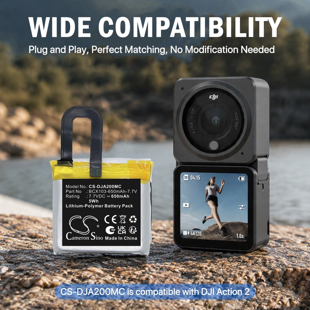Battery compatible with Dji