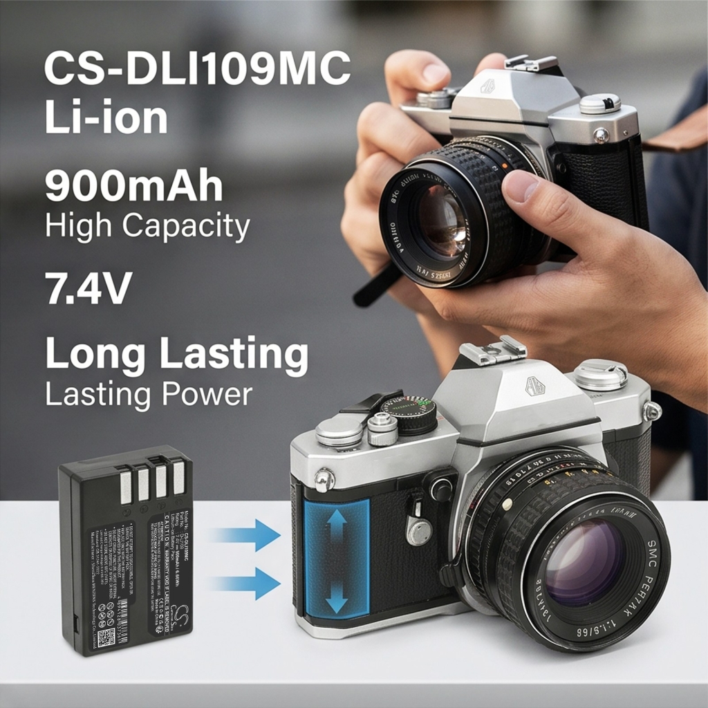Batteries compatible with Pentax K-2 K-2 CS-DLI109MC