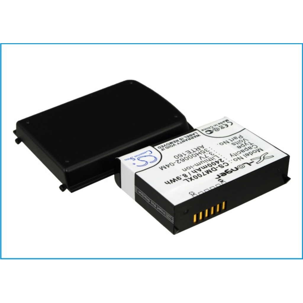 Battery compatible with Qtek O2 CS-DM700XL