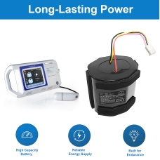 Compatible battery replacement for GE 110844,CSA19101,EE090279