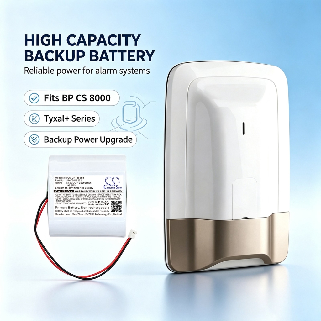 Batteries compatible with Delta Dore Bat CS 8000-SI-SEFIO3 Tyxal+ CS-DRT800BT
