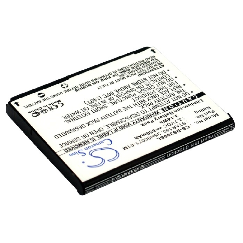 Compatible battery replacement for Orange STAR160