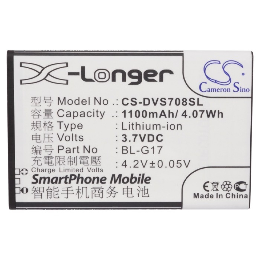 Battery compatible with DOOV