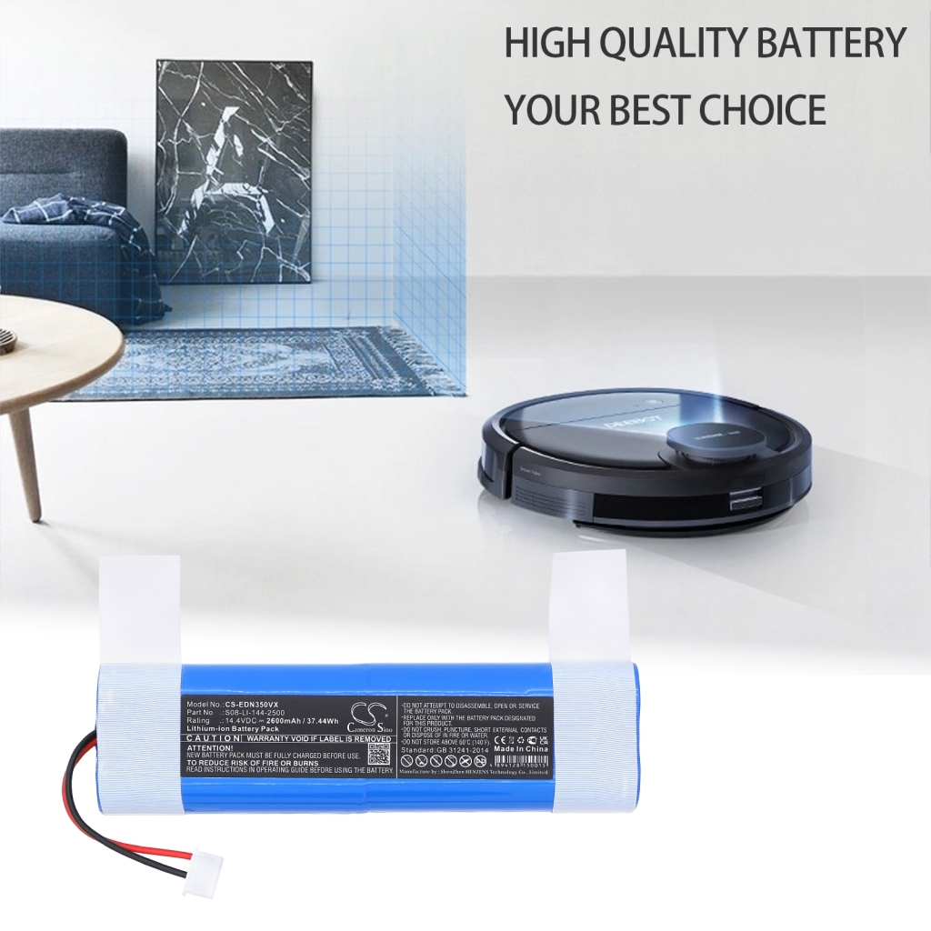 Battery compatible with Ecovacs