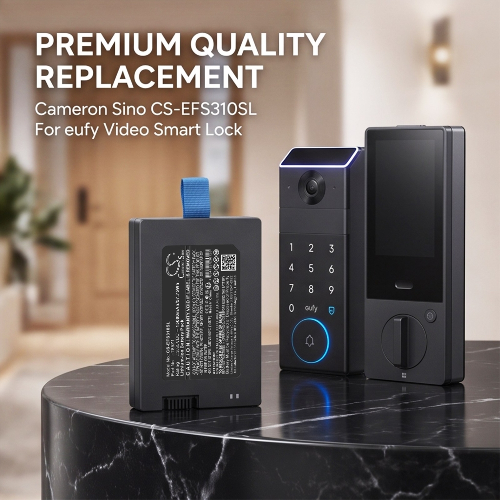 Battery compatible with Eufy CS-EFS310SL