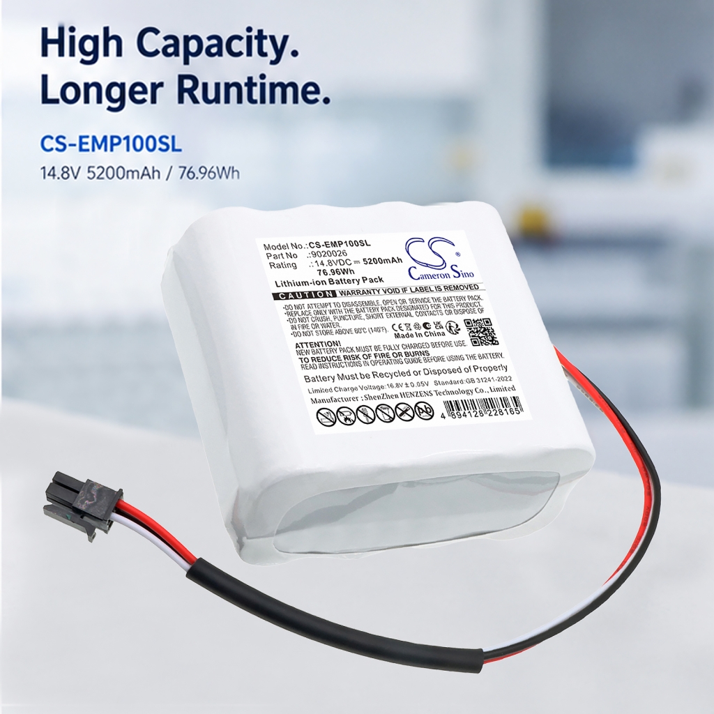 Battery for Emtek P100 Portable Microbial Air Sampler