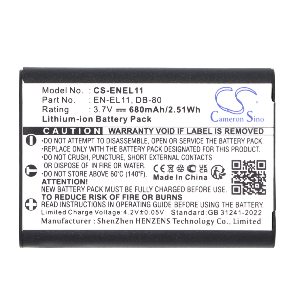 Battery Replaces DB-L70A