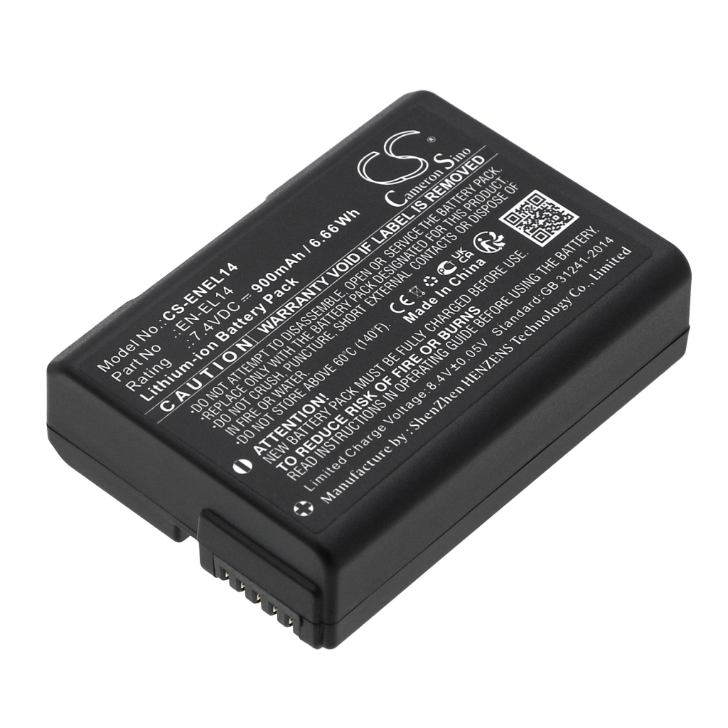 Compatible battery replacement for NIKON EN-EL14