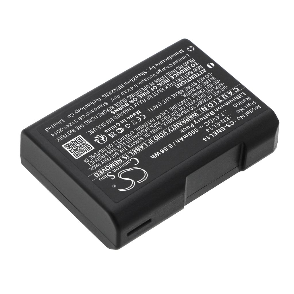 Compatible battery replacement for NIKON EN-EL14