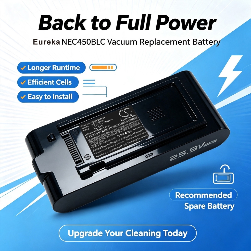 Battery for Eureka NEC450BLC